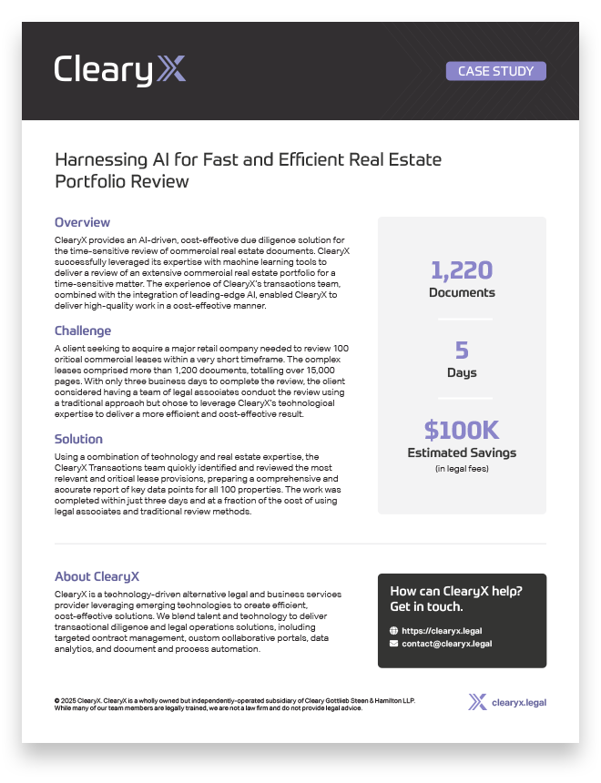 Harnessing AI for Fast and Efficient Real Estate Portfolio Review