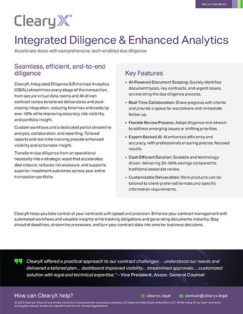 iDEAL Solution Brief